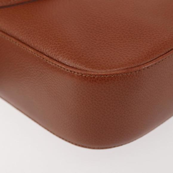 BALLY Tote Bag Leather Brown Gold Auth BA6025 - Picture 16 of 16